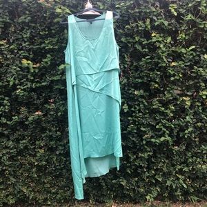 BCBG Sleveless High Low adress